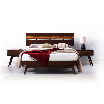 Greenington Azara Platform Bed - Sable, California King Size