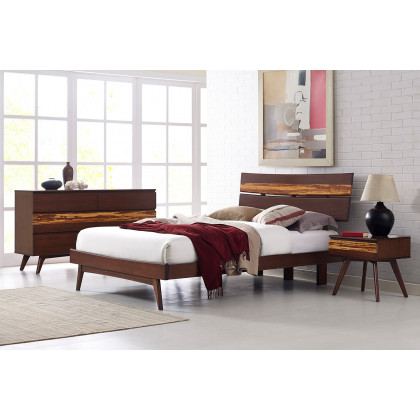 Greenington Azara Platform Bed - Sable, California King Size