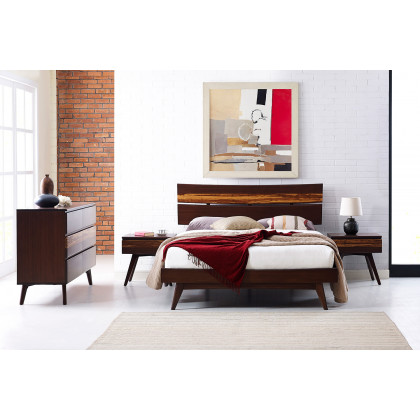 Greenington Azara Platform Bed - Sable, California King Size