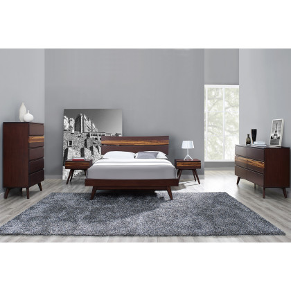 Greenington Azara Platform Bed - Sable, California King Size