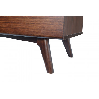 Greenington Azara Five Drawer High Chest - Sable, Bamboo