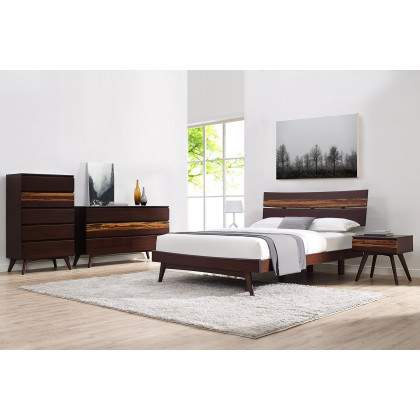 Greenington Azara Six Drawer Double Dresser - Sable, Bamboo
