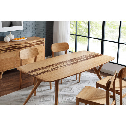 Greenington Azara Dining Table - Caramelized, Bamboo