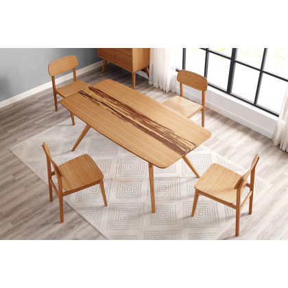 Greenington Azara Dining Table - Caramelized, Bamboo