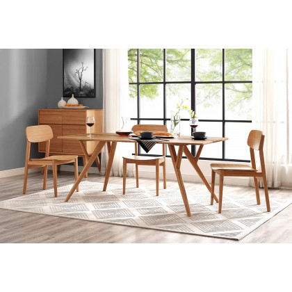 Greenington Azara Dining Table - Caramelized, Bamboo