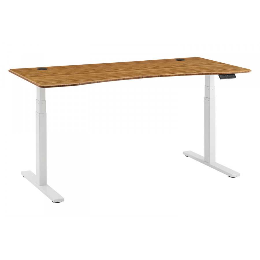 Greenington - Ascent Hi-Lo Desk in Amber, Solid Moso Bamboo