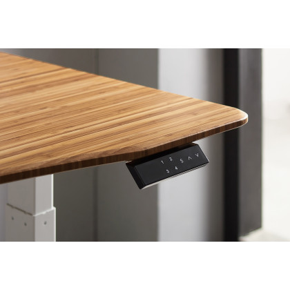 Greenington - Ascent Hi-Lo Desk in Amber, Solid Moso Bamboo