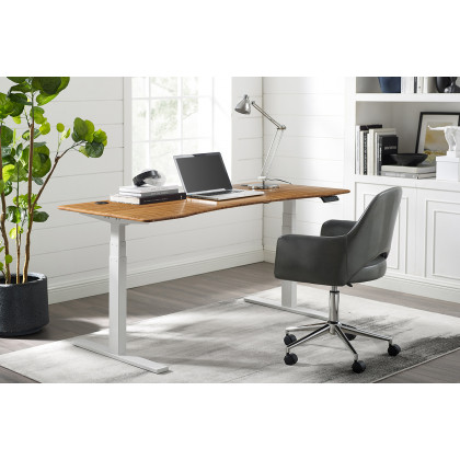 Greenington - Ascent Hi-Lo Desk in Amber, Solid Moso Bamboo