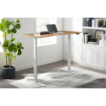 Greenington - Ascent Hi-Lo Desk in Amber, Solid Moso Bamboo