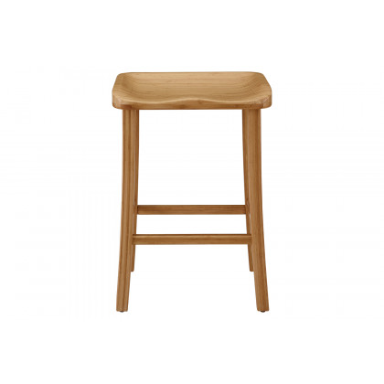 Greenington Tulip Bar Height Stool Set of 2 - Caramelized, Bamboo