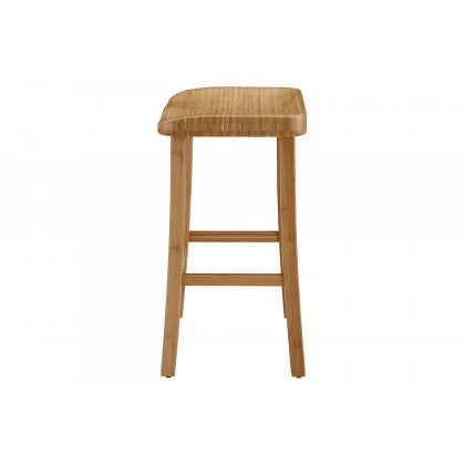 Greenington Tulip Bar Height Stool Set of 2 - Caramelized, Bamboo