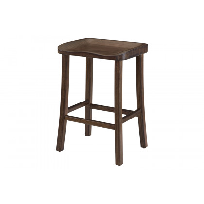 Greenington Tulip Bar Height Stool Set of 2 - Black Walnut, Bamboo