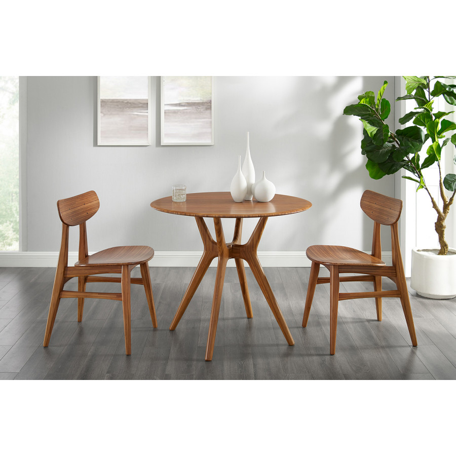 Greenington Cassia Dining Chair Set of 2 - Amber, Bamboo