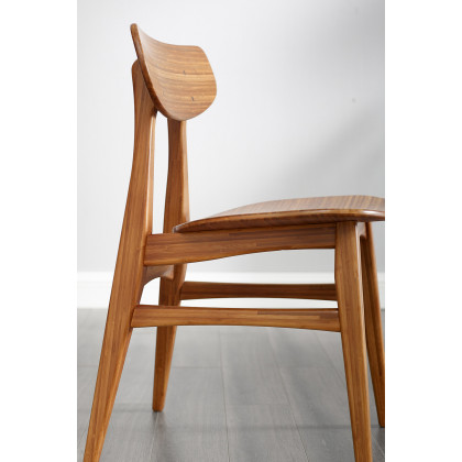 Greenington Cassia Dining Chair Set of 2 - Amber, Bamboo