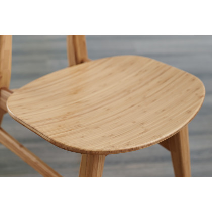 Greenington Cassia Dining Chair Set of 2 - Caramelized, Bamboo