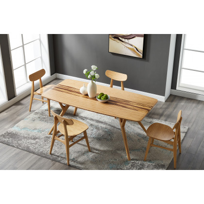 Greenington Cassia Dining Chair Set of 2 - Caramelized, Bamboo