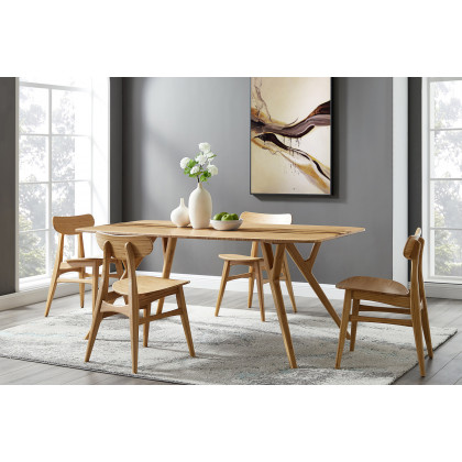 Greenington Cassia Dining Chair Set of 2 - Caramelized, Bamboo