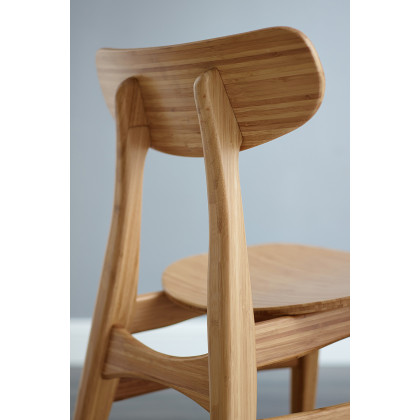 Greenington Cassia Dining Chair Set of 2 - Caramelized, Bamboo