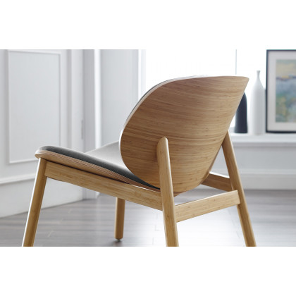 Greenington Danica Lounge Chair - Wheat/Gray, Moso Bamboo