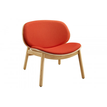 Greenington Danica Lounge Chair - Wheat/Red, Moso Bamboo
