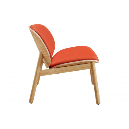 Greenington Danica Lounge Chair - Wheat/Red, Moso Bamboo