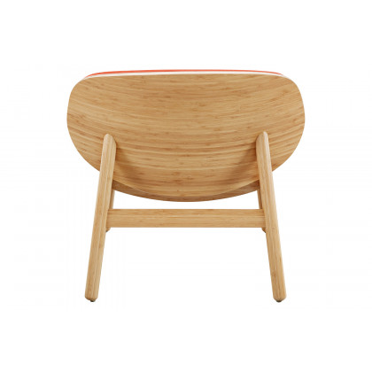 Greenington Danica Lounge Chair - Wheat/Red, Moso Bamboo