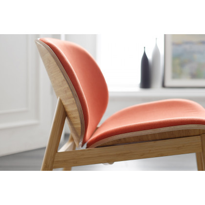 Greenington Danica Lounge Chair - Wheat/Red, Moso Bamboo