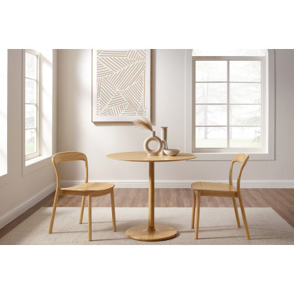 Greenington - Hanna Dining Chair Bamboo Seat Set of 2 in Wheat, Solid Moso Bamboo