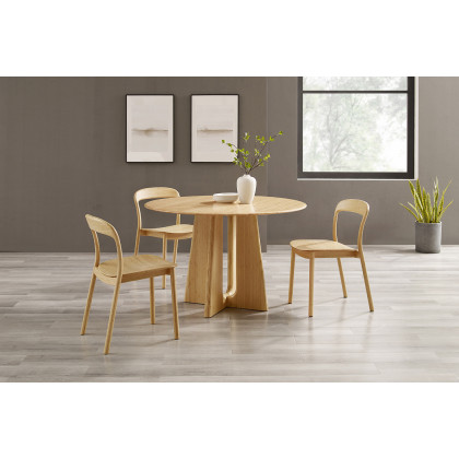 Greenington - Hanna Dining Chair Bamboo Seat Set of 2 in Wheat, Solid Moso Bamboo