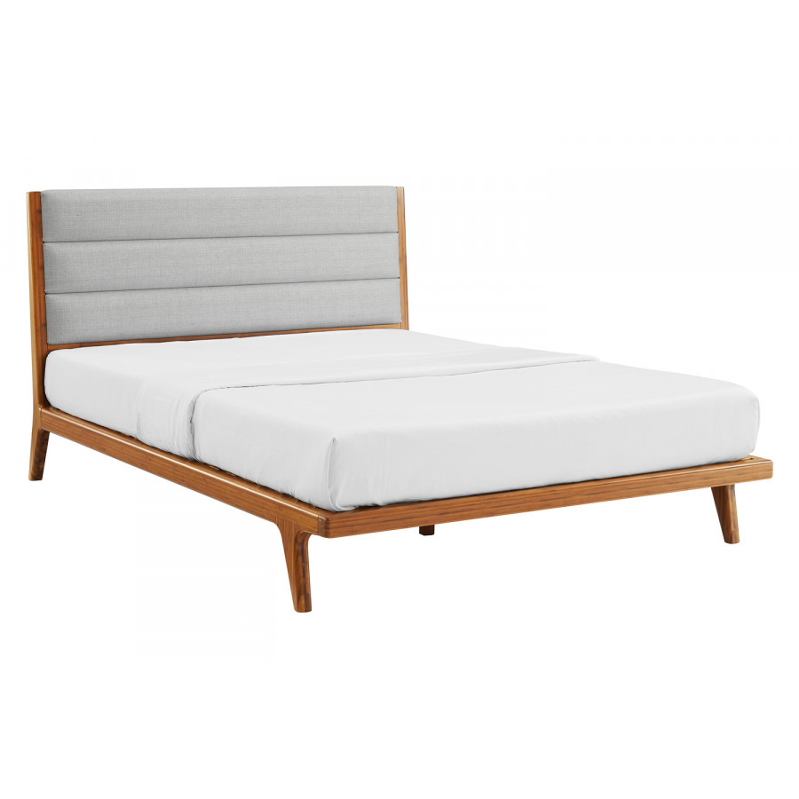Greenington Mercury Upholstered Platform Bed - Amber, Eastern King Size