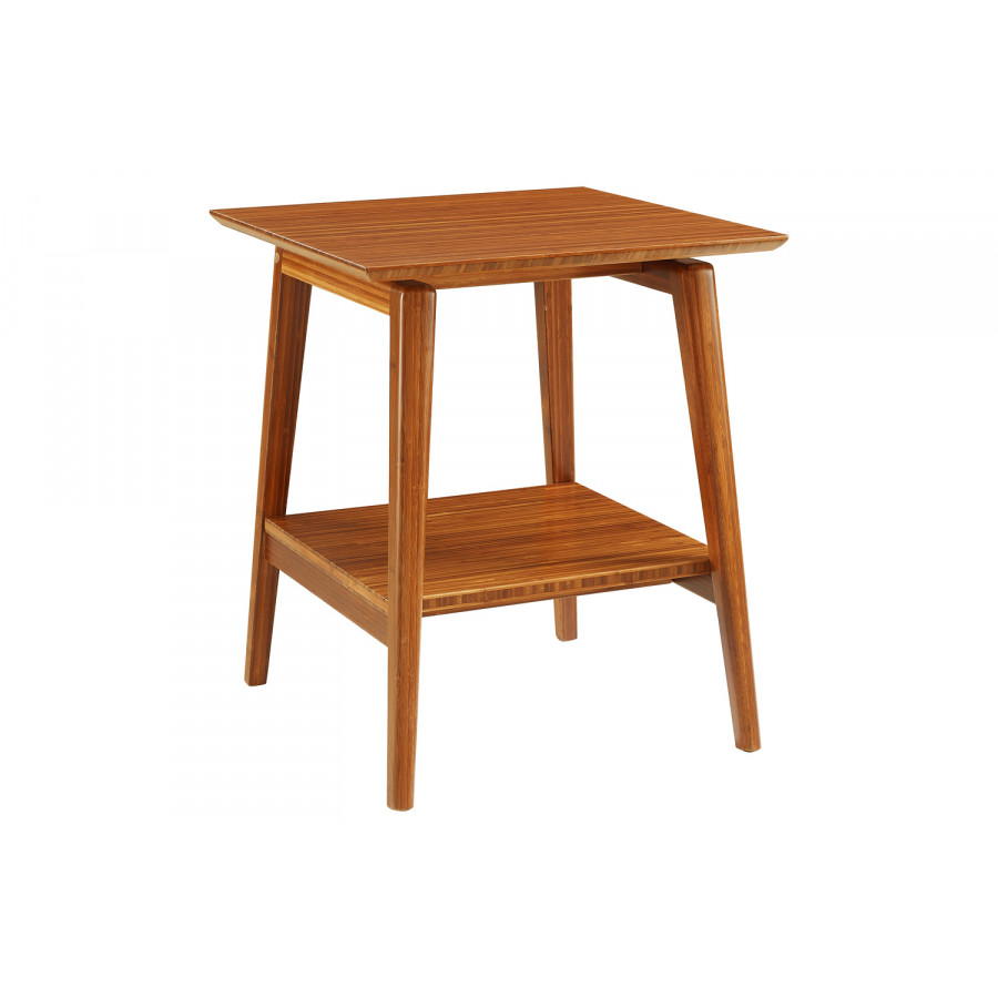 Greenington Antares End Table - Amber, Solid Moso Bamboo
