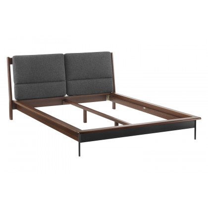 Greenington Park Avenue Platform Bed With Fabric - Ruby, Queen Size