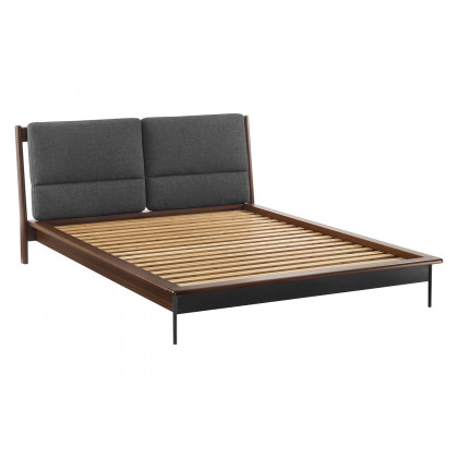 Greenington Park Avenue Platform Bed With Fabric - Ruby, Queen Size