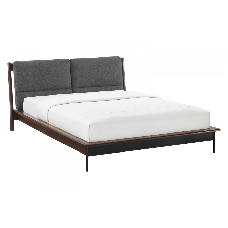 Greenington Park Avenue Platform Bed With Fabric - Ruby, California King Size