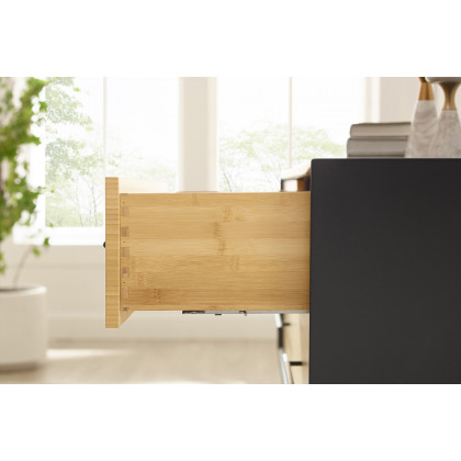 Greenington - Santa Cruz 4 Drawer High Chest in Wheat, Solid Moso Bamboo