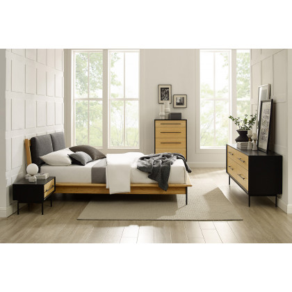 Greenington - Santa Cruz 4 Drawer High Chest in Wheat, Solid Moso Bamboo