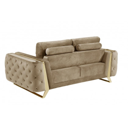 GUF 1051 Loveseat - Beige, Fabric