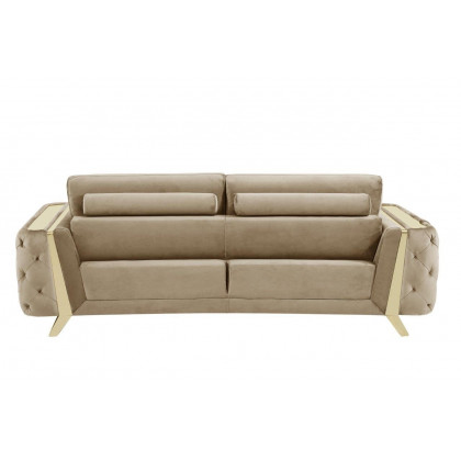 GUF 1051 Loveseat - Beige, Fabric