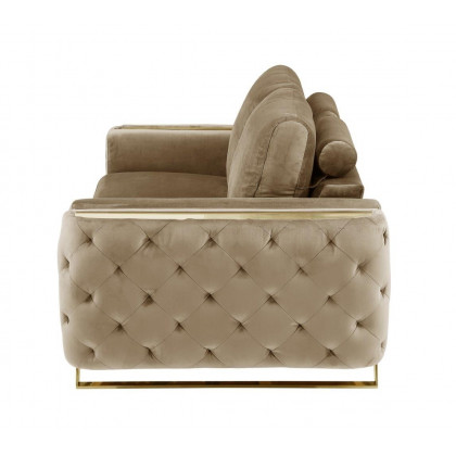 GUF 1051 Loveseat - Beige, Fabric