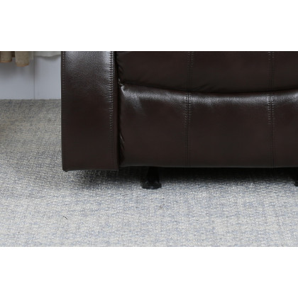 GUF - 9393 Armchair in Brown, Leather Air