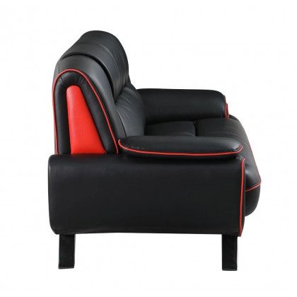GUF 405 Armchair - Black, Leather Match