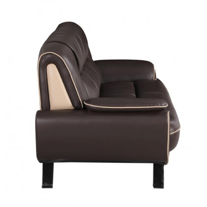 GUF 405 Armchair - Brown, Leather Match