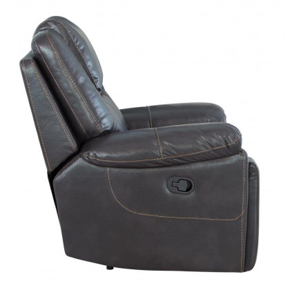 GUF 5108 Sofa and Console Loveseat - Brown, Leather Air/Match