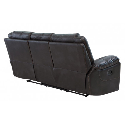 GUF 5108 Sofa and Console Loveseat - Brown, Leather Air/Match