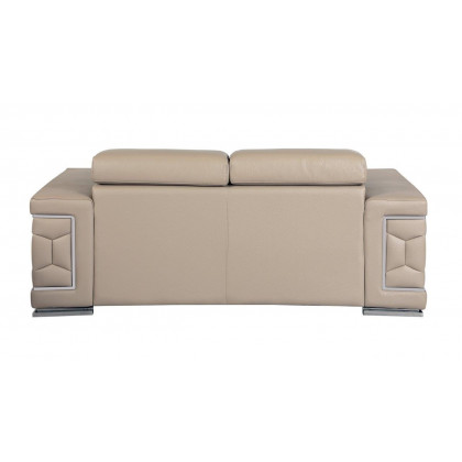 GUF 692 Loveseat - Beige, Genuine Italian Leather