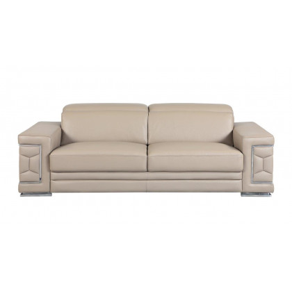 GUF 692 Sofa - Beige, Genuine Italian Leather