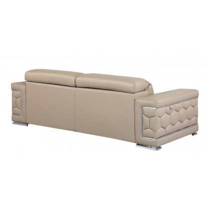 GUF 692 Sofa - Beige, Genuine Italian Leather