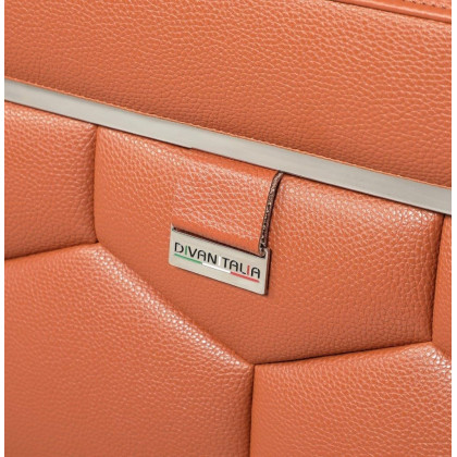 GUF 692 Loveseat - Camel, Genuine Italian Leather