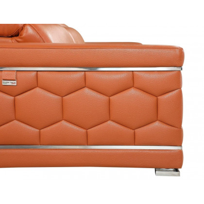 GUF 692 Sofa - Camel, Genuine Italian Leather