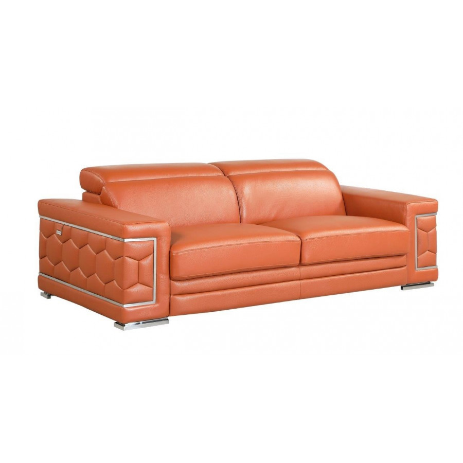 GUF 692 Sofa - Camel, Genuine Italian Leather